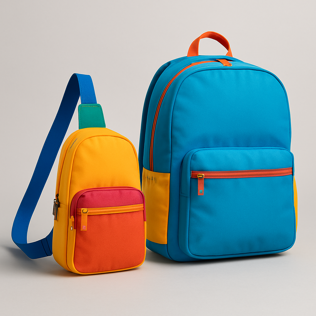 sling bag and backpack